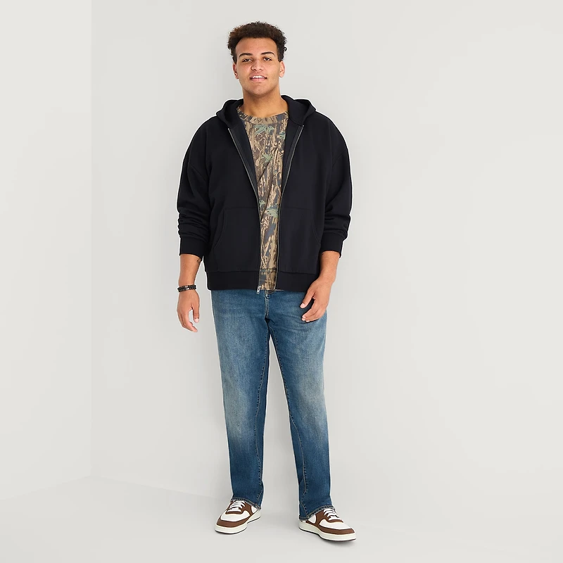 Arizona Mens Hooded Long Sleeve Big and Tall Sweatshirt