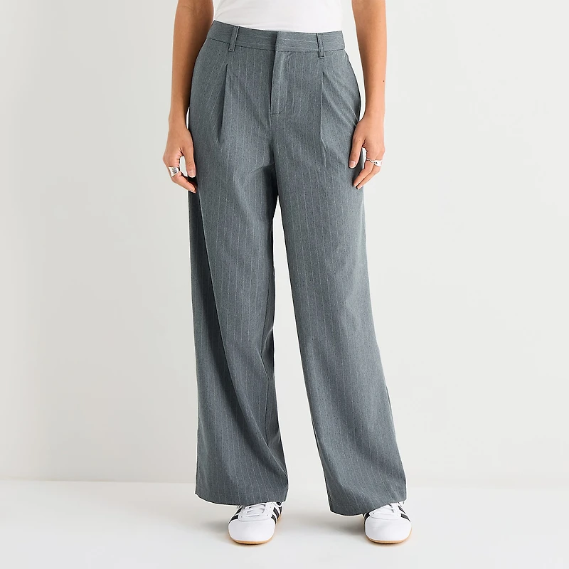 Stylus Womens Straight High Rise Trouser