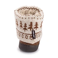 Muk Luks Ml F 26 Ds Slippers Womens Memory Foam Slip Resistant Bootie