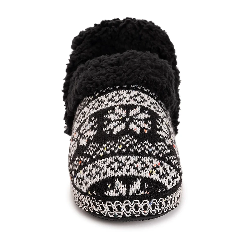 Muk Luks Ml F 26 Ds Slippers Womens Memory Foam Slip Resistant Slip-On