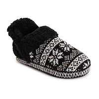 Muk Luks Ml F 26 Ds Slippers Womens Memory Foam Slip Resistant Slip-On