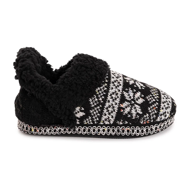 Muk Luks Ml F 26 Ds Slippers Womens Memory Foam Slip Resistant Slip-On