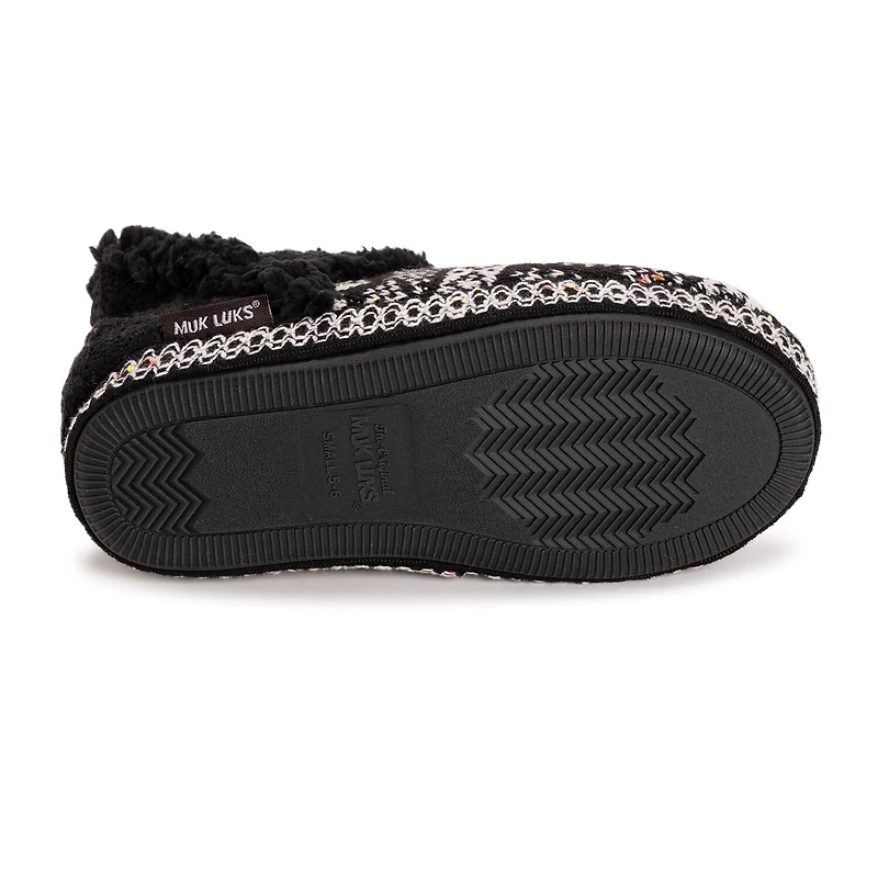 Muk Luks Ml F 26 Ds Slippers Womens Memory Foam Slip Resistant Slip-On