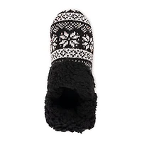 Muk Luks Ml F 26 Ds Slippers Womens Memory Foam Slip Resistant Slip-On