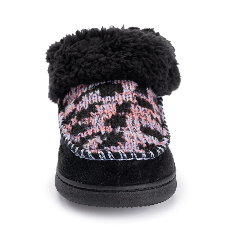 Muk Luks Ml F 26 Ds Slippers Womens Memory Foam Slip Resistant Slip-On