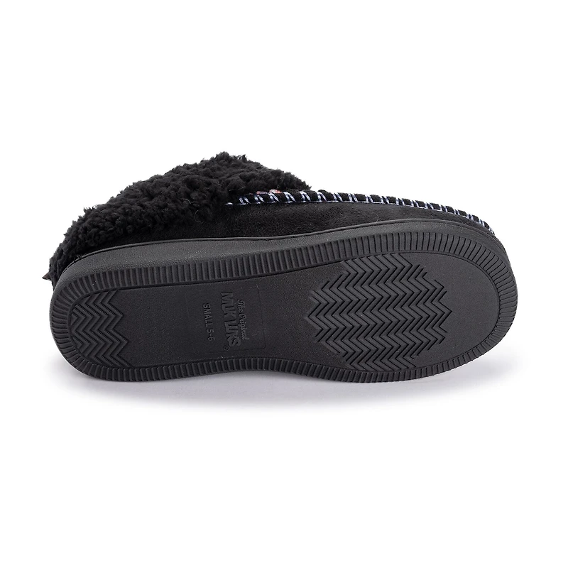 Muk Luks Ml F 26 Ds Slippers Womens Memory Foam Slip Resistant Slip-On