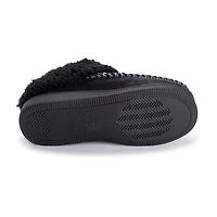 Muk Luks Ml F 26 Ds Slippers Womens Memory Foam Slip Resistant Slip-On