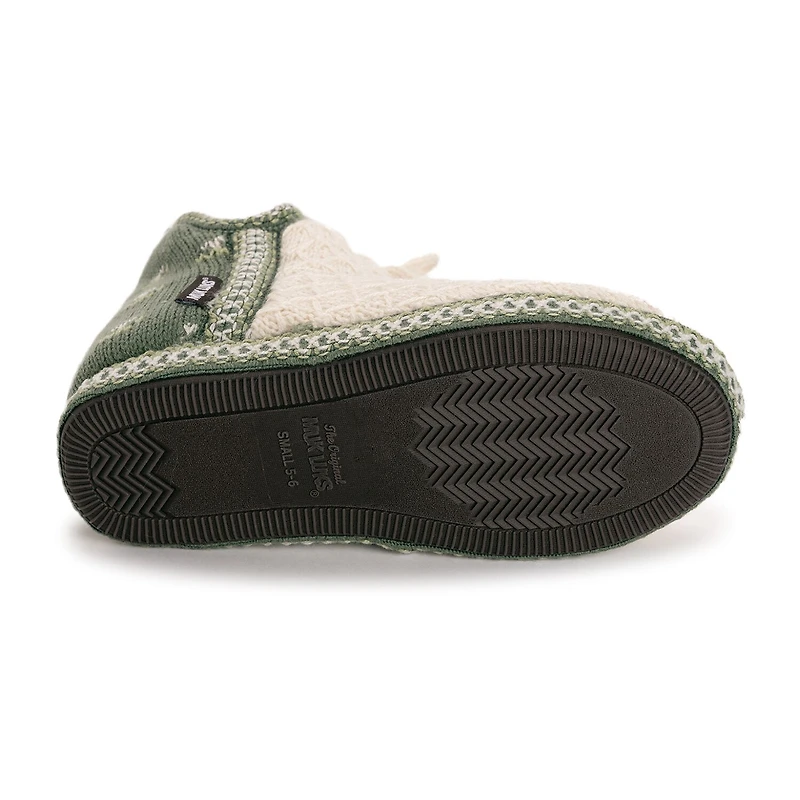 Muk Luks Ml F 26 Ds Slippers Womens Memory Foam Slip Resistant Bootie