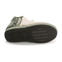 Muk Luks Ml F 26 Ds Slippers Womens Memory Foam Slip Resistant Bootie