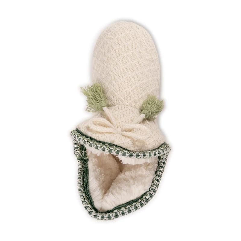 Muk Luks Ml F 26 Ds Slippers Womens Memory Foam Slip Resistant Bootie