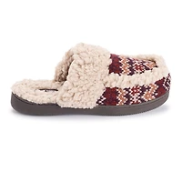 Muk Luks Ml F 26 Ds Slippers Womens Memory Foam Slip Resistant Slip-On