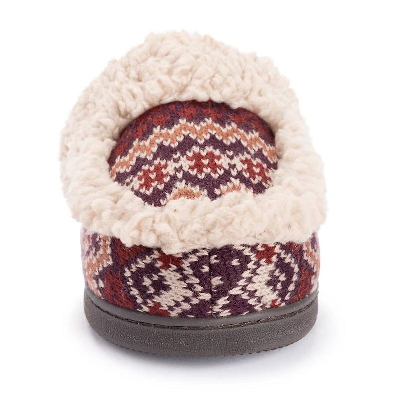 Muk Luks Ml F 26 Ds Slippers Womens Memory Foam Slip Resistant Slip-On