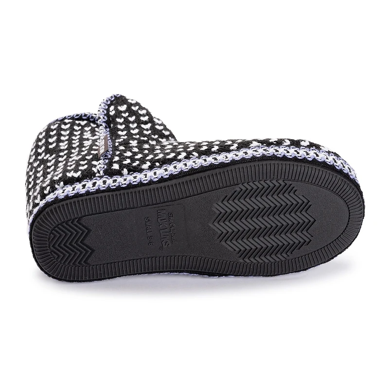 Muk Luks Womens Memory Foam Slip Resistant Bootie Slippers