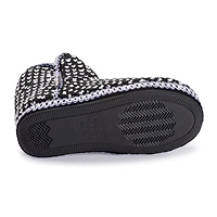 Muk Luks Womens Memory Foam Slip Resistant Bootie Slippers