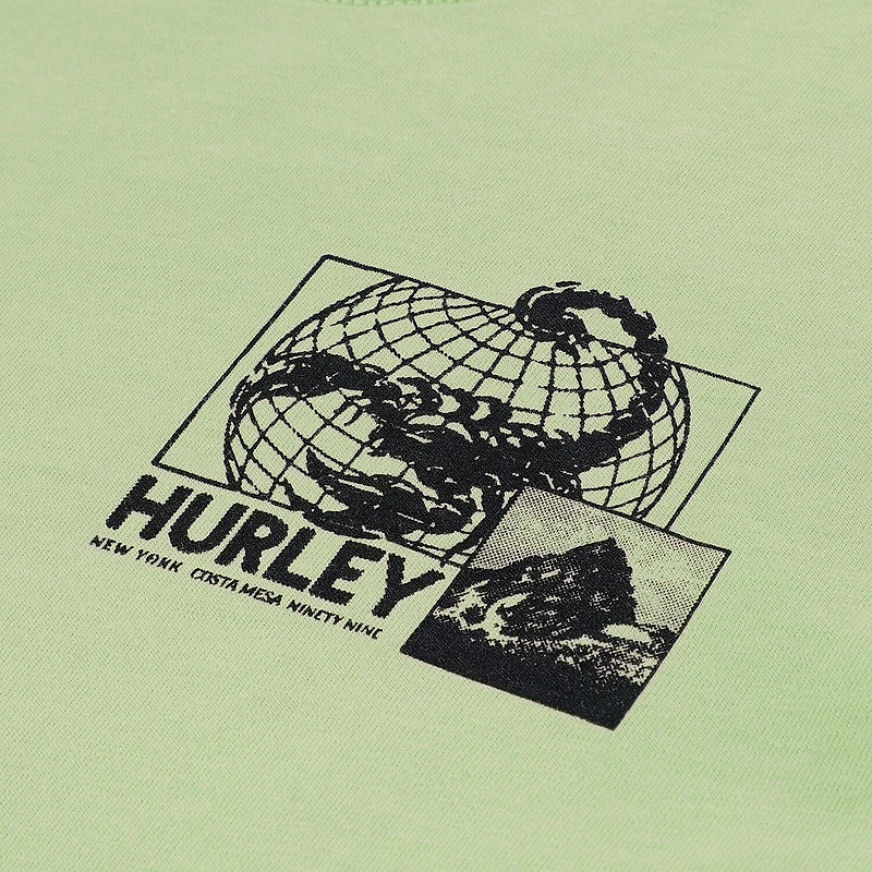 Hurley Big Kid Boys Crew Neck Short Sleeve Regular Fit Graphic T-Shirt