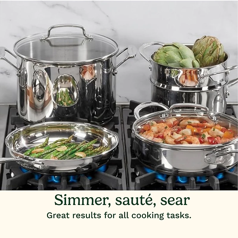 Cuisinart Stainless Steel 11-pc. Cookware Set