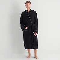 Stafford Waffle One Mens Big Long Sleeve Length Robe