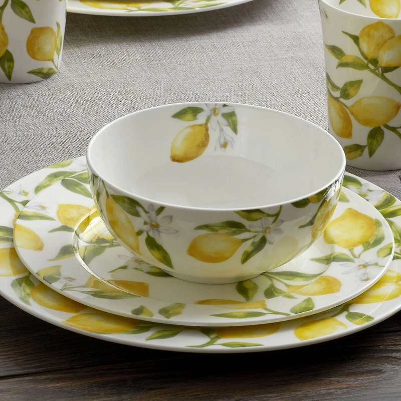 Mikasa Lemons 16-pc. Bone China Dinnerware Set