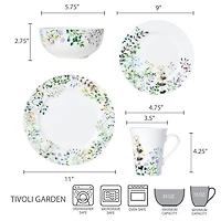 Mikasa Garden 16-pc. Bone China Dinnerware Set
