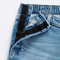 Arizona Womens Juniors Low Rise Adaptive Seated Wear Straight Leg Jean