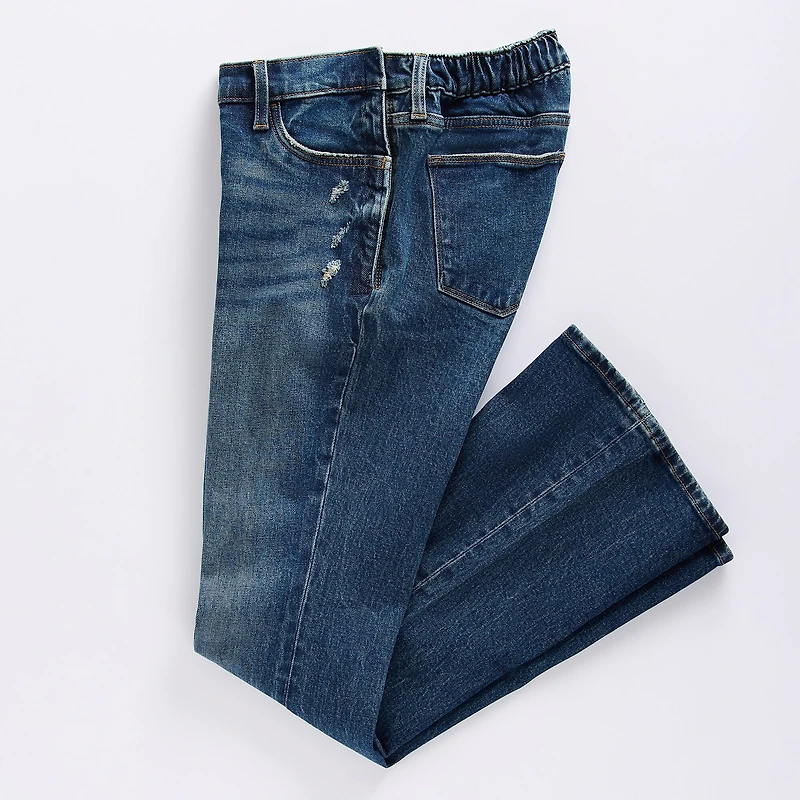 Arizona Womens Juniors Low Rise Adaptive Seated Wear Baggy Fit Jean
