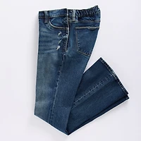 Arizona Womens Juniors Low Rise Adaptive Seated Wear Baggy Fit Jean