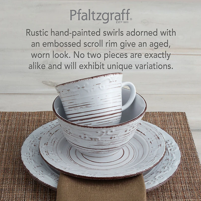 Pfaltzgraff Trellis 16-pc. Stoneware Dinnerware Set