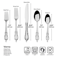 Pfaltzgraff® Everyday Vienna 20-pc. Flatware Set