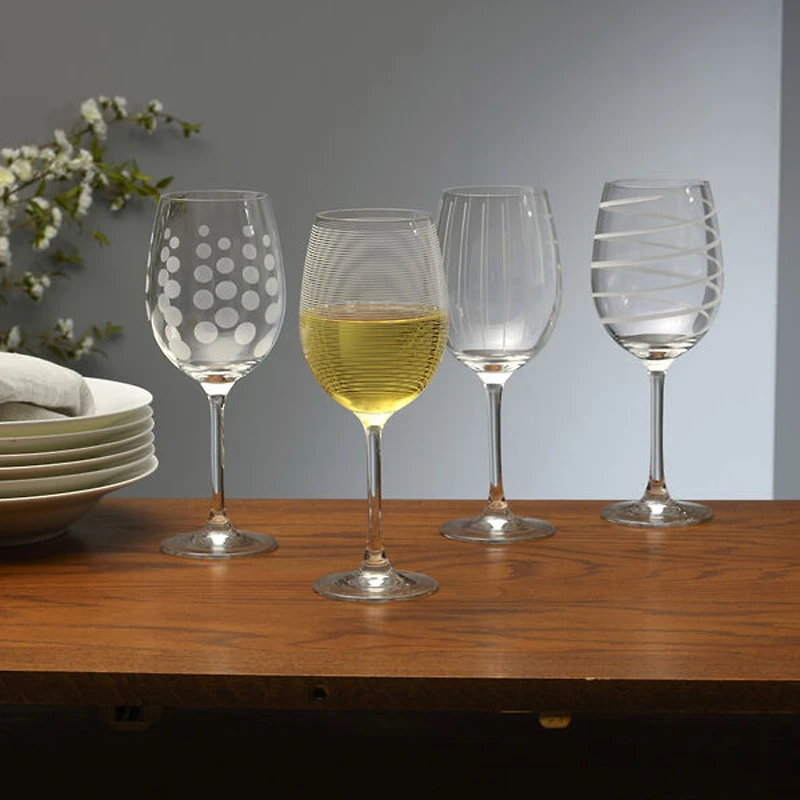 Mikasa® Cheers Set of 4 White Wine Glasses