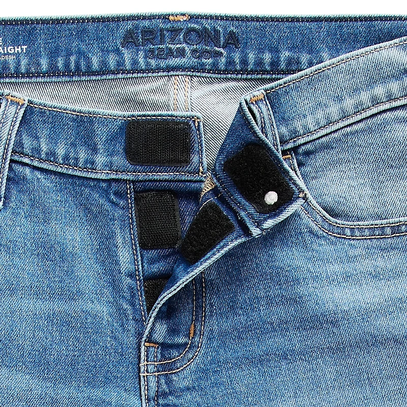 Arizona Womens Juniors Low Rise Straight Leg Jean