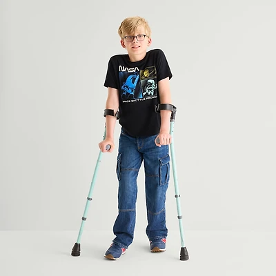 Thereabouts Little & Big Kid Boys Adaptive Pull-On Cargo Loose Fit Jean