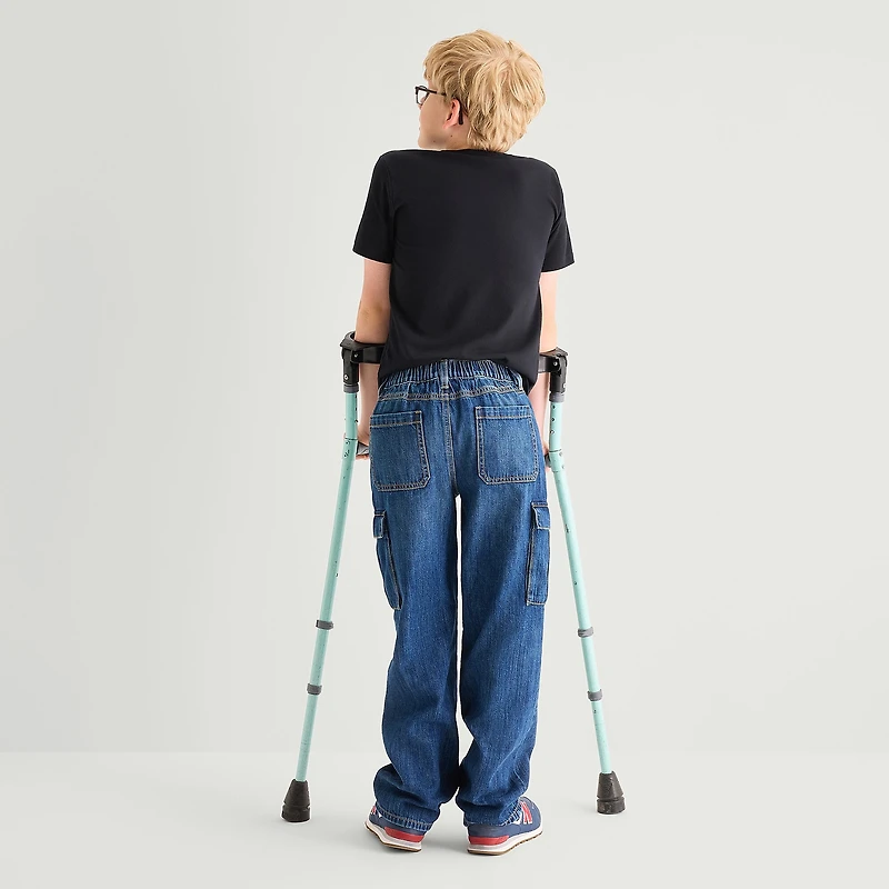 Thereabouts Little & Big Kid Boys Adaptive Pull-On Cargo Loose Fit Jean