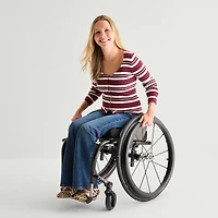 Arizona Womens Juniors Low Rise Adaptive Seated Wear Baggy Fit Jean