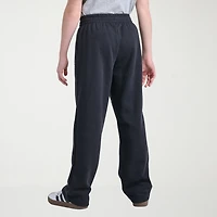 adidas Big Kid Boys Drawstring Waist Straight Mid Rise Regular Fit Fleece Jogger Pant