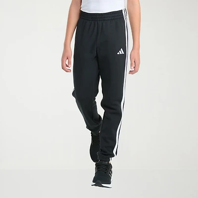 adidas Big Kid Boys Drawstring Waist Tapered Regular Fit Jogger Pant