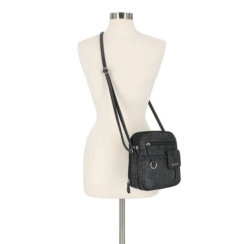 Multi Sac North South Zip Around Crossbody Bag