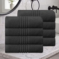 Home Weavers Inc Hazel Collection 100% Cotton Zero Twist -pc. Hand Towel