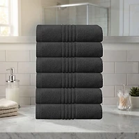 Home Weavers Inc Hazel Collection 100% Cotton Zero Twist -pc. Hand Towel