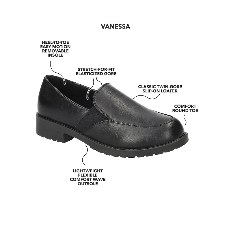 Easy Street Vanessa Womens Round Closed Toe Slip-On Shoe