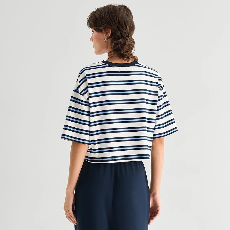 a.n.a Womens Crew Neck Short Sleeve T-Shirt
