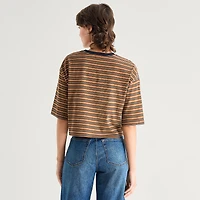 a.n.a Womens Crew Neck Short Sleeve T-Shirt