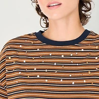 a.n.a Womens Crew Neck Short Sleeve T-Shirt
