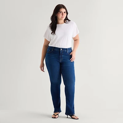 a.n.a Womens Plus High Rise Bootcut Jean