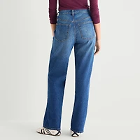 a.n.a Womens High Rise Relaxed Fit Jean