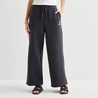 Hurley Womens Juniors Wide Leg Fleece Sweatpant