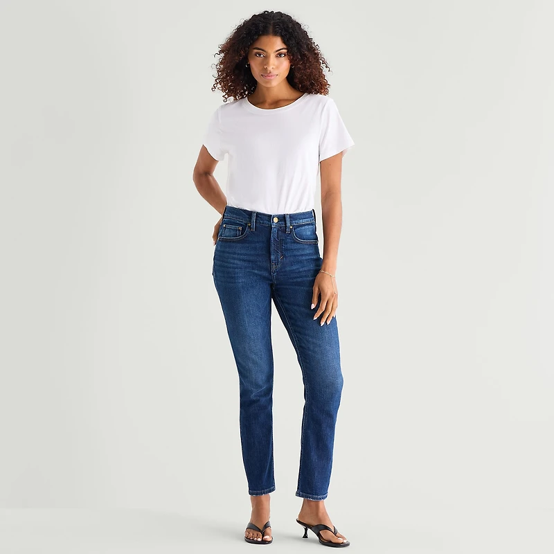 a.n.a Womens High Rise Skinny Fit Jean