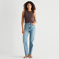 a.n.a Womens Crew Neck Sleeveless Vest