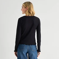 A.N.A Womens V Neck Long Sleeve Button Cardigan