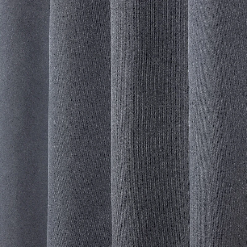 SUPERIOR® Neal Grommet Top 100% Blackout Set of 2 Curtain Panel