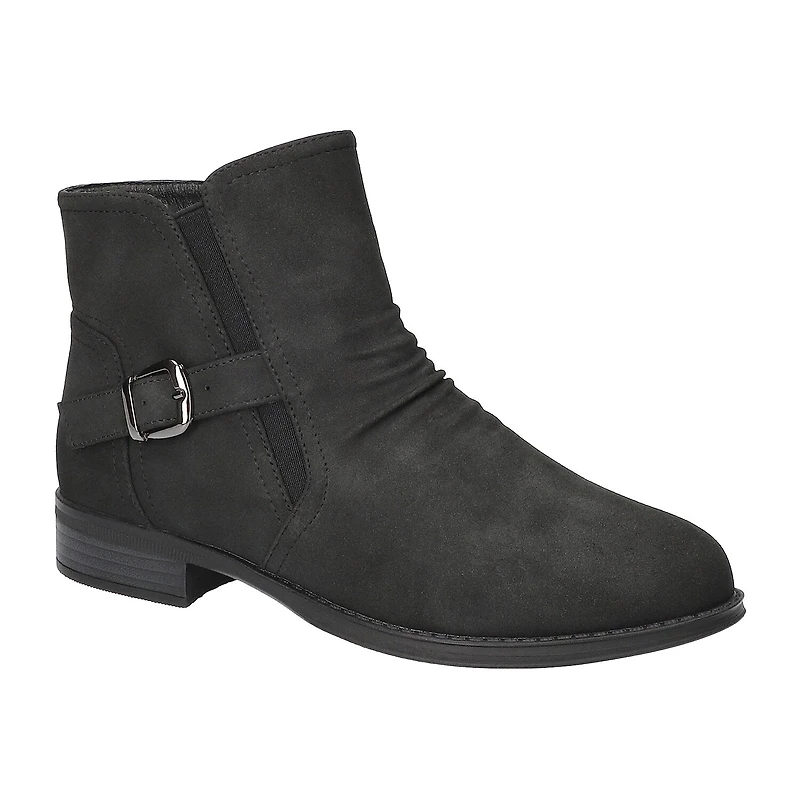 Easy Street Womens Junction Block Heel Booties